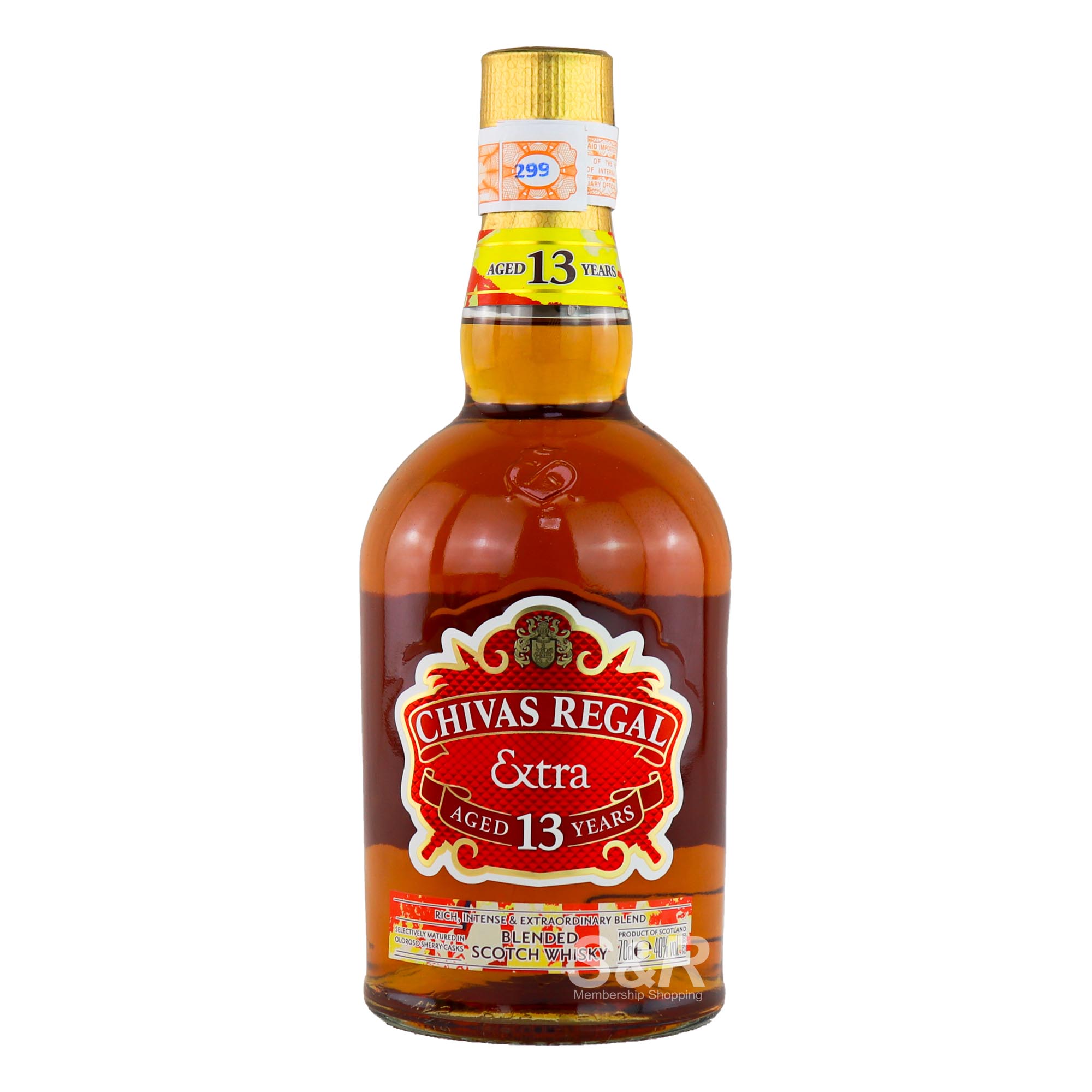Chivas Regal Extra Aged 13 Years Sherry Cask Blended Scotch Whisky 700mL